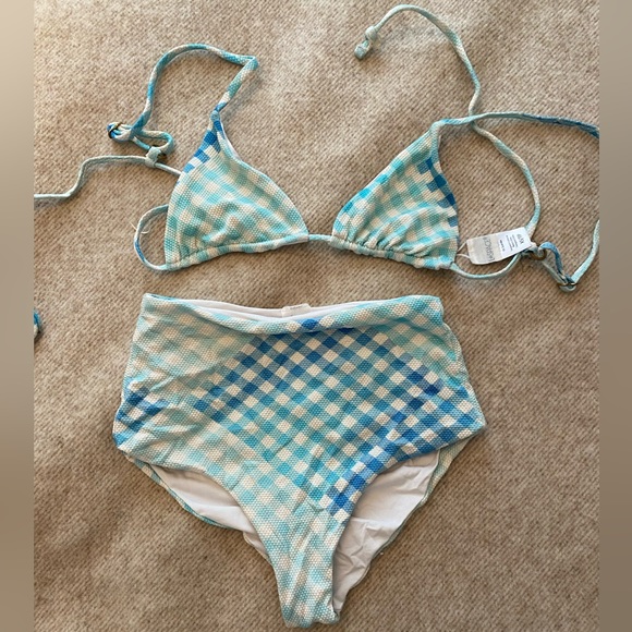 L*SPACE Brittany Blue bikini XS - Picture 1 of 4